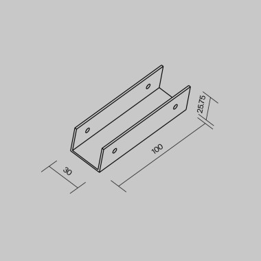 Коннектор прямой Maytoni Elasity IP O-TR001-SC180 &mdash; svetrussia.ru