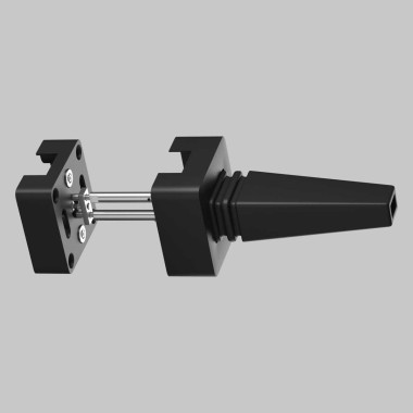 Настенный фиксатор для подвесного монтажа шинопровода Maytoni Technical TRA160BC-B &mdash; svetrussia.ru