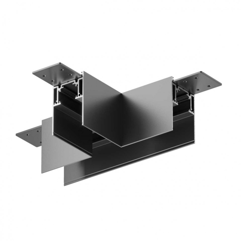 Коннектор T-образный накладной Maytoni Technical Gravity TRA010CT-41B фото 1 &mdash; svetrussia.ru