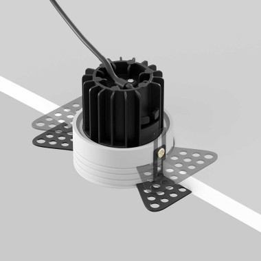 Встраиваемый светодиодный светильник Maytoni Round DL058-7W4K-TRS-W &mdash; svetrussia.ru