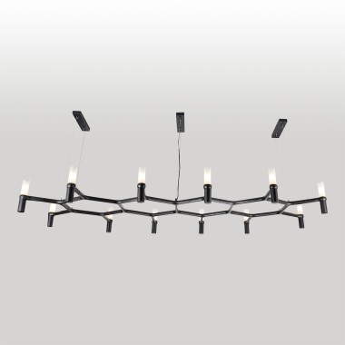 Подвесная люстра Lussole Bend LSP-8910 &mdash; svetrussia.ru