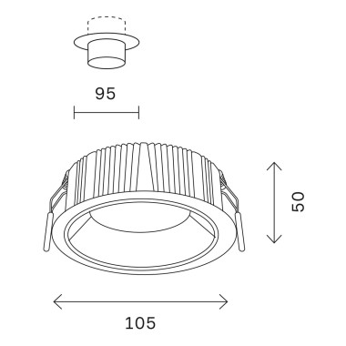 Встраиваемый светодиодный светильник ST Luce ST755.548.12 &mdash; svetrussia.ru
