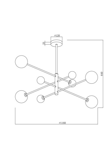 Подвесная люстра Freya Sphirity FR5376CL-08B &mdash; svetrussia.ru