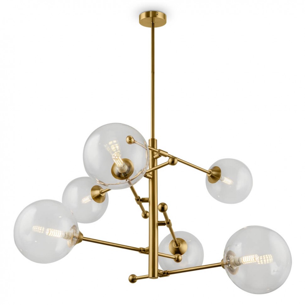 Подвесная люстра Freya Maddison FR5115PL-06BZ фото 1 &mdash; svetrussia.ru