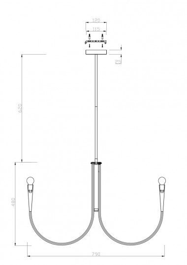 Подвесная люстра Freya Branches FR5253PL-08BS &mdash; svetrussia.ru