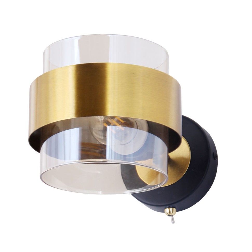 Бра Arte Lamp CARLO A8205AP-1BK фото 1 &mdash; svetrussia.ru