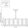 Подвесная люстра Lightstar Novara 713287 фото 2 &mdash; svetrussia.ru