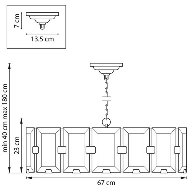 Подвесная люстра Lightstar Novara 713287 &mdash; svetrussia.ru