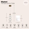 Подвесной светодиодный светильник Maytoni Collar P069PL-L16G3K фото 9 &mdash; svetrussia.ru