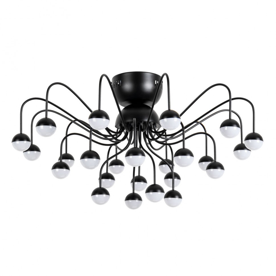 Потолочная светодиодная люстра Arte Lamp Dexter A3619PL-24BK фото 1 &mdash; svetrussia.ru