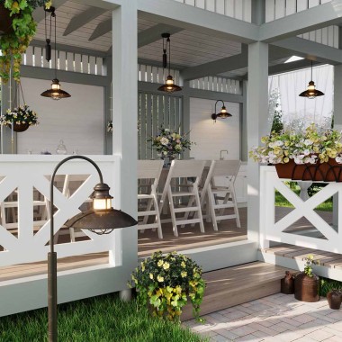 Уличный настенный светильник Odeon Light Nature Dante 4164/1WA &mdash; svetrussia.ru