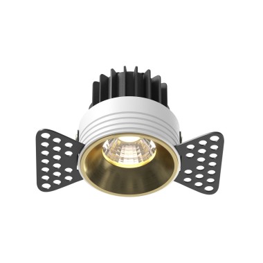 Встраиваемый светодиодный светильник Maytoni Round DL058-7W4K-TRS-BS &mdash; svetrussia.ru