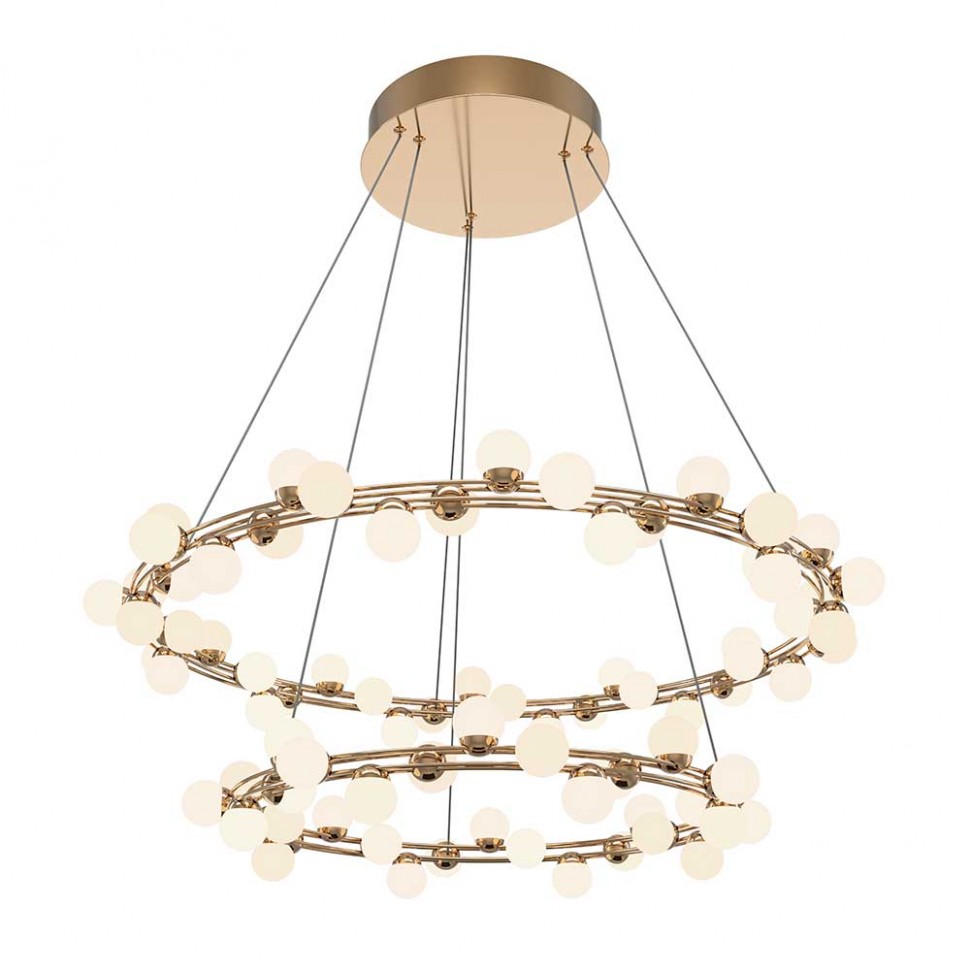 Подвесная светодиодная люстра Maytoni Tessara MOD081PL-L84G3K фото 1 &mdash; svetrussia.ru