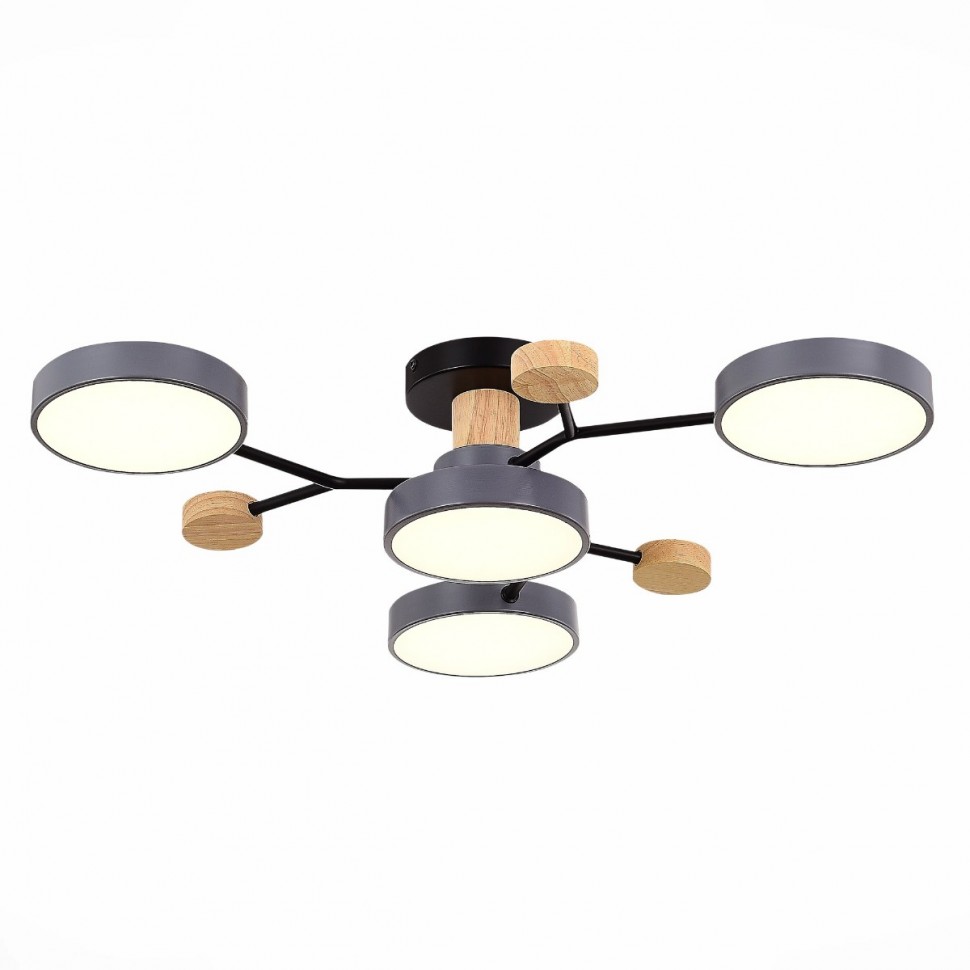 Потолочная светодиодная люстра Evoluce FAEMA SLE6006-702-04 фото 1 &mdash; svetrussia.ru