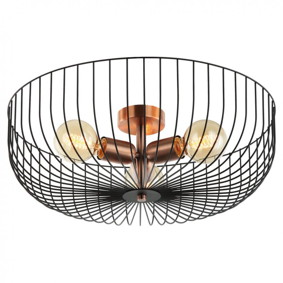 Потолочная люстра Lussole Loft Brooks GRLSP-8250 фото 1 &mdash; svetrussia.ru