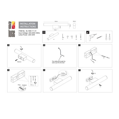 Подсветка для зеркал ST Luce Curra SL1599.111.01 &mdash; svetrussia.ru