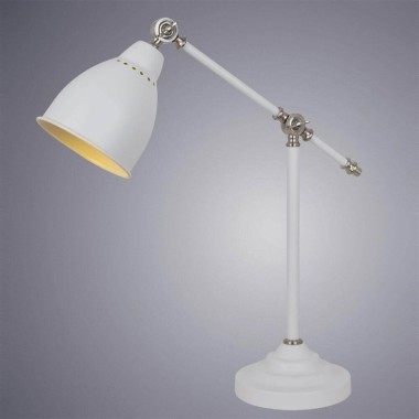 Настольная лампа Arte Lamp Braccio A2054LT-1WH &mdash; svetrussia.ru