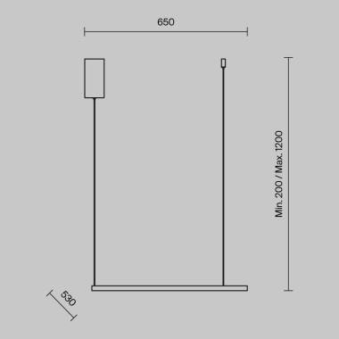 Подвесной светодиодный светильник Maytoni Glint MOD072PL-L28BS3K &mdash; svetrussia.ru