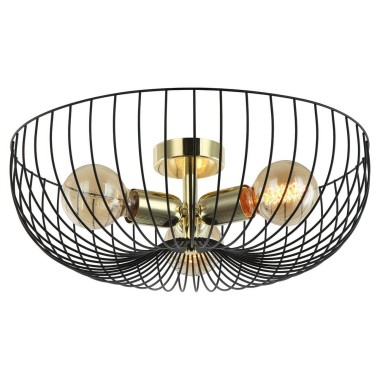 Потолочная люстра Lussole Loft Brooks GRLSP-8251 &mdash; svetrussia.ru