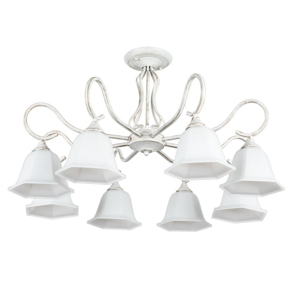 Потолочная люстра Arte Lamp Merry A2714PL-8WG фото 1 &mdash; svetrussia.ru