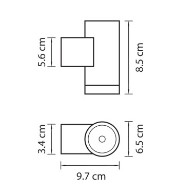 Уличный настенный светильник Lightstar Paro 350609 &mdash; svetrussia.ru