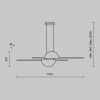 Подвесной светодиодный светильник Maytoni Modern Skyline MOD179PL-L26BS4K фото 2 &mdash; svetrussia.ru