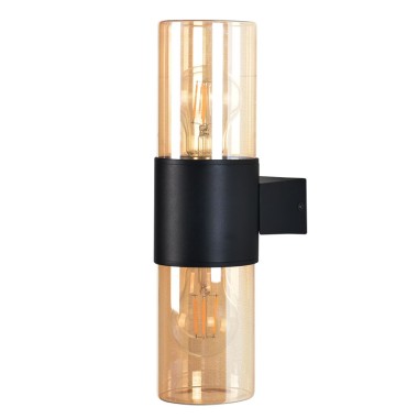 Уличный настенный светильник Arte Lamp Seginus A6515AL-2BK &mdash; svetrussia.ru