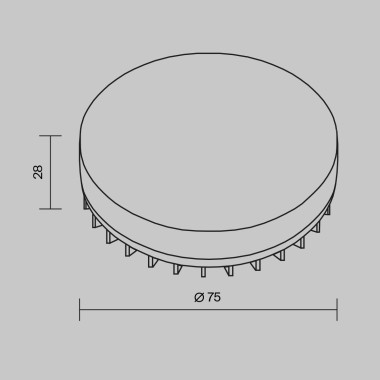 Лампа светодиодная Voltega Wi-Fi GX53 9W 2700-6500К белая 2430 &mdash; svetrussia.ru