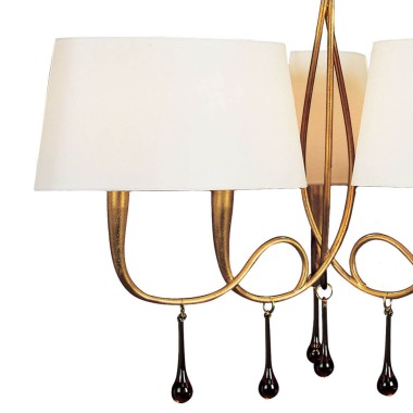 Подвесная люстра Mantra Paola Painted Gold 3540 &mdash; svetrussia.ru