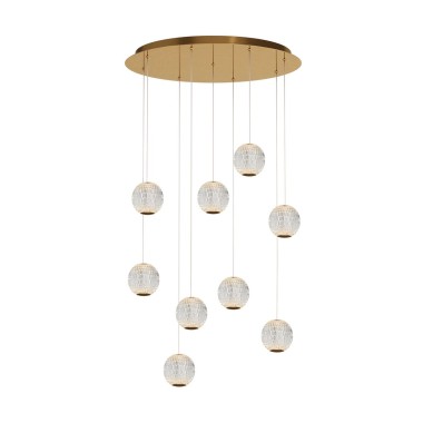 Подвесная светодиодная люстра Maytoni Sapphire MOD293PL-L56BS3K &mdash; svetrussia.ru