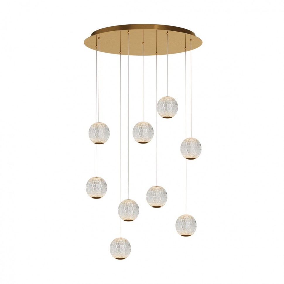 Подвесная светодиодная люстра Maytoni Sapphire MOD293PL-L56BS3K фото 1 &mdash; svetrussia.ru