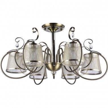 Потолочная люстра Freya Simone FR2020-PL-06-BZ &mdash; svetrussia.ru