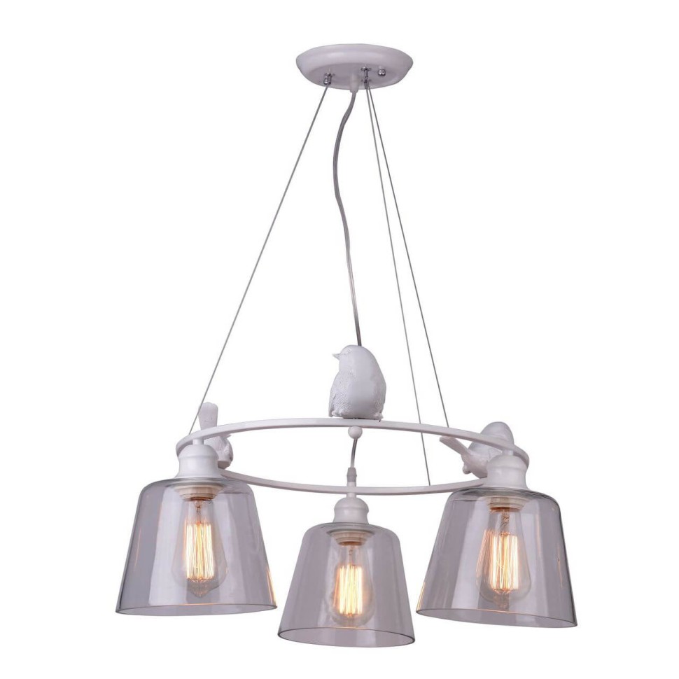 Подвесная люстра Arte Lamp Passero A4289LM-3WH фото 1 &mdash; svetrussia.ru