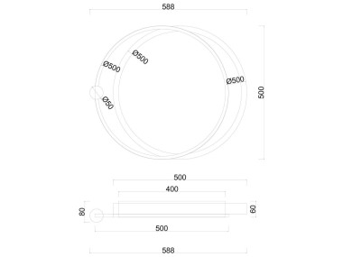 Потолочный светодиодный светильник Arte Lamp Alsafi A2657PL-1BK &mdash; svetrussia.ru