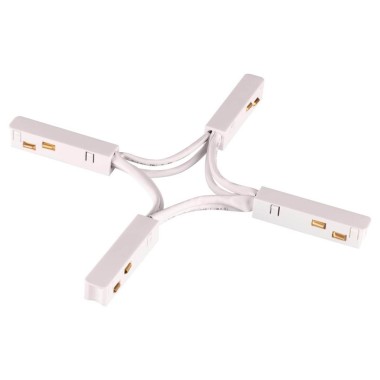 Соединитель гибкий X-образный для низковольтного шинопровода Novotech SHINO NT23 000 135177 &mdash; svetrussia.ru