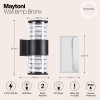 Уличный настенный светильник Maytoni Bronx O576WL-02B фото 2 &mdash; svetrussia.ru