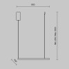 Подвесной светодиодный светильник Maytoni Glint MOD072PL-L36BSK фото 2 &mdash; svetrussia.ru