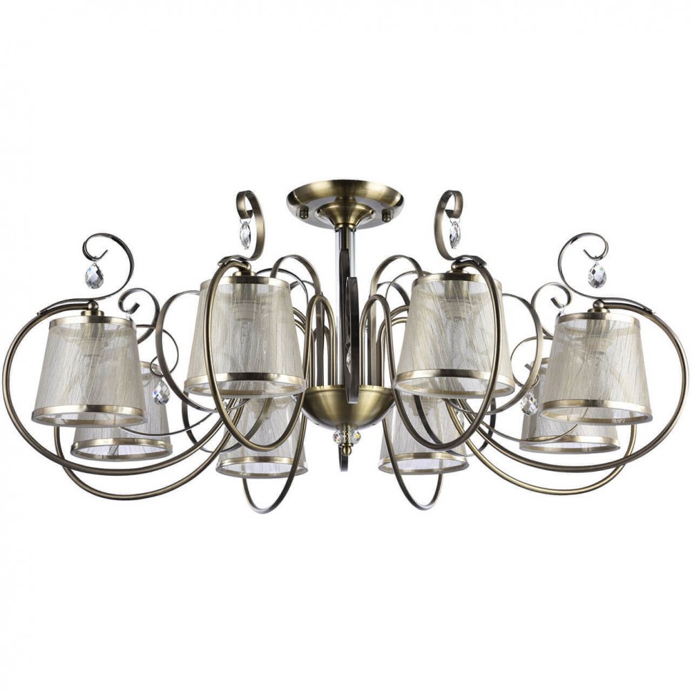 Потолочная люстра Freya Simone FR2020-CL-08-BZ фото 1 &mdash; svetrussia.ru