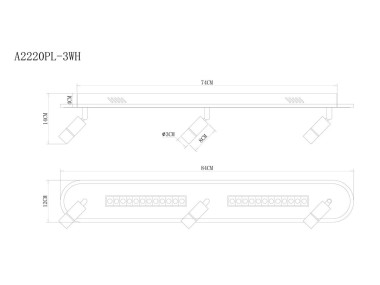 Светодиодный спот Arte Lamp Pisces A2220PL-3WH &mdash; svetrussia.ru