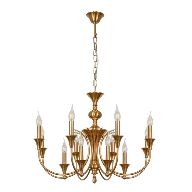 Подвесная люстра Arte Lamp COLLINETTA A4094LM-12PB &mdash; svetrussia.ru