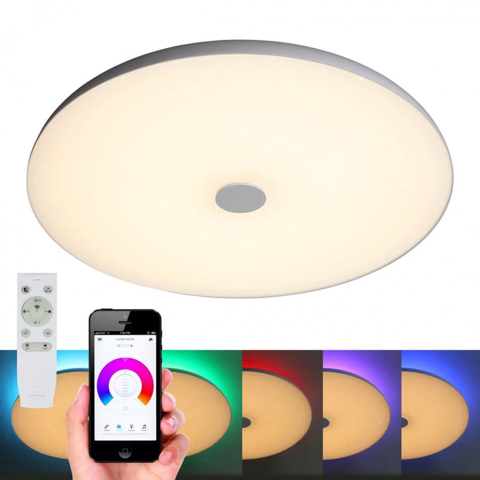 Потолочный светодиодный светильник Omnilux Melofon OML-47317-48 фото 1 &mdash; svetrussia.ru