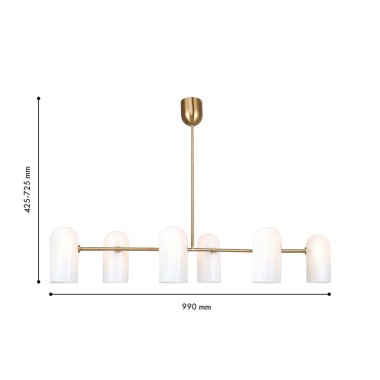 Подвесная люстра F-Promo Barfila 4619-6P &mdash; svetrussia.ru
