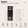 Уличный настенный светильник Maytoni Unter den Linden O578WL-02B фото 2 &mdash; svetrussia.ru