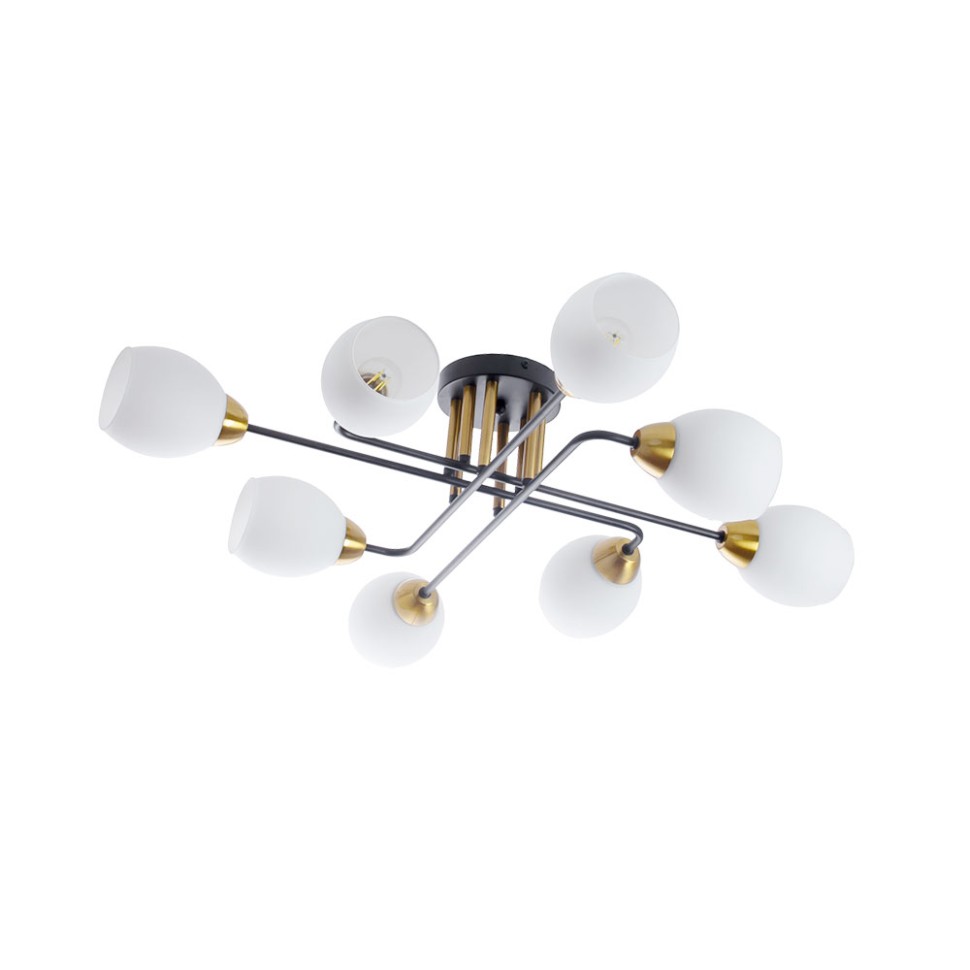 Потолочная люстра Arte Lamp ANDREA A8141PL-8BK фото 1 &mdash; svetrussia.ru