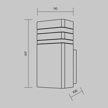 Уличный настенный светильник Maytoni Unter den Linden O578WL-01B &mdash; svetrussia.ru