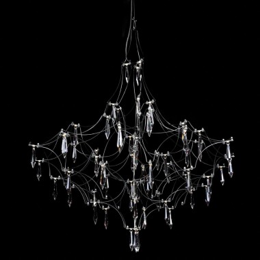 Подвесная светодиодная люстра Loft IT Mira 10259/800 Silver Asfour &mdash; svetrussia.ru