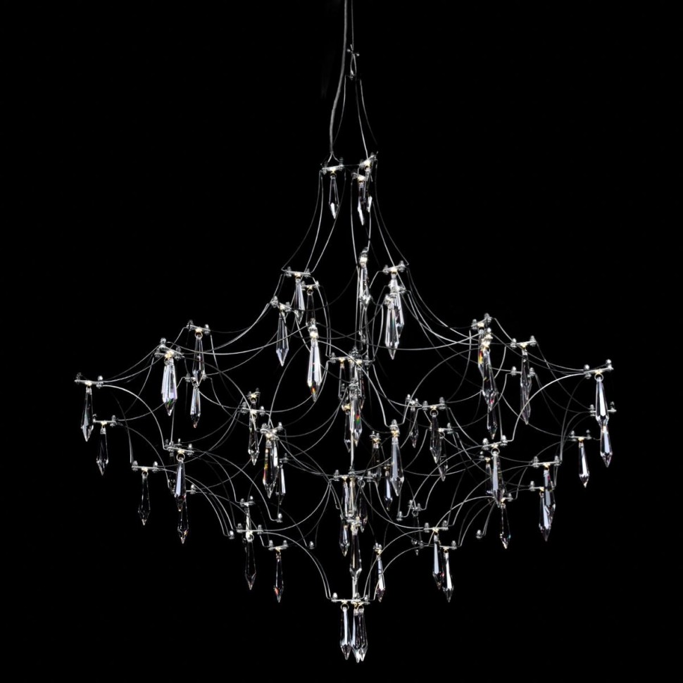 Подвесная светодиодная люстра Loft IT Mira 10259/800 Silver Asfour фото 1 &mdash; svetrussia.ru