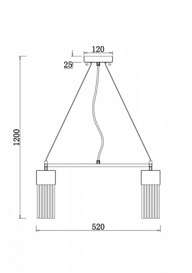 Подвесная люстра Freya Esala FR5050PL-05N &mdash; svetrussia.ru