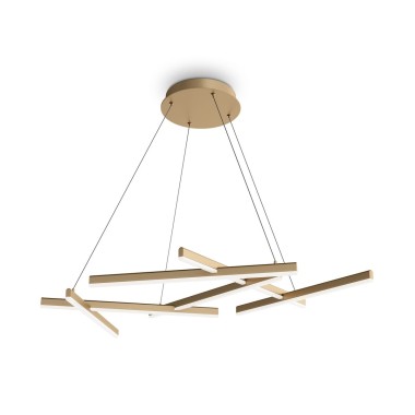 Подвесной светодиодный светильник Maytoni Line MOD016PL-L80GK &mdash; svetrussia.ru