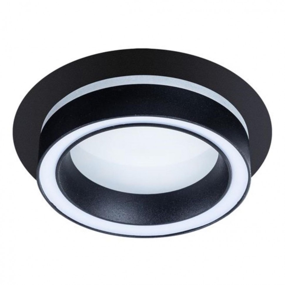 Встраиваемый светильник Arte Lamp Atik A4513PL-1BK фото 1 &mdash; svetrussia.ru